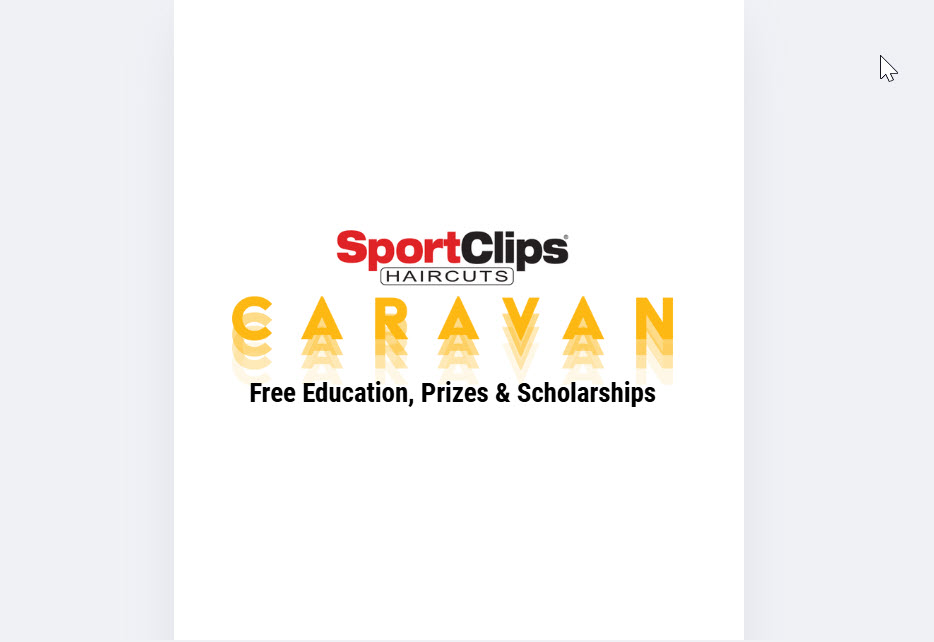 Sport Clips Caravan