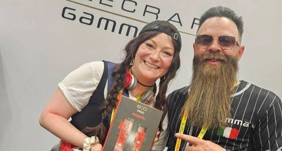 Angela with Eddie Murawski, StyleCraft