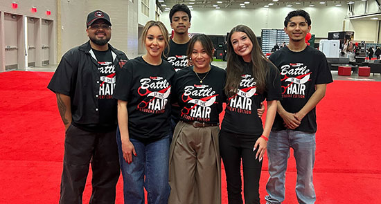 Student winners Eli, Abigail, Oscar, Sherry, Lana, & José