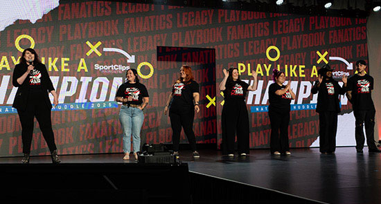 $5000 Scholarship announcement on the main stage