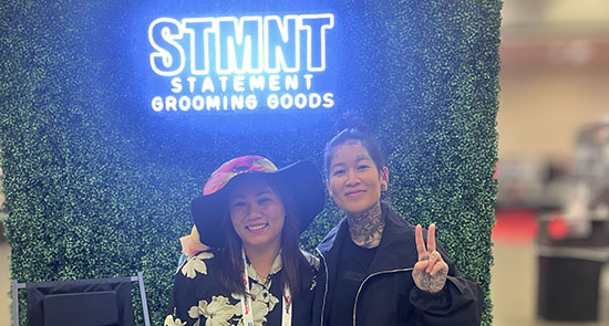 Sherry with Sofie “StayGold” Pok, STMNT Grooming Goods